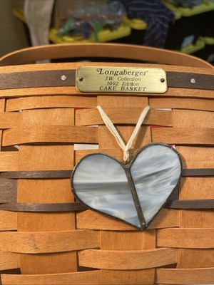 Longaberger Cake Basket KHW Collection 1992 With Riser Double Handle