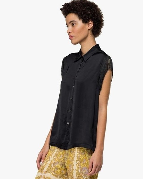 Women Replay Shirt Black 36 / S