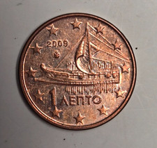 2009 Greece 1 Euro Cent KM#181