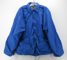 VINTAGE Russell Athletic Jacket Men Medium Blue Sideline Coat 70s 80s USA