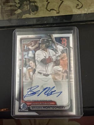 2024 1st Bowman Chrome Auto Braden Montgomery