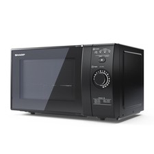 Sharp YC-GG02U-B 20 L 700W Microwave with Defrost Function - Black