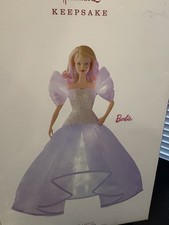 Barbie Angel Limited Edition Light Up Tree Topper Hallmark Keepsake TESTED