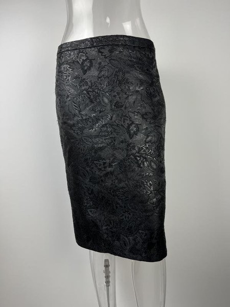Women Moncler Skirt Black Jacquard 38 / M