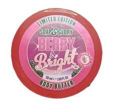 Soap And Glory Berry Bright Body Butter Limited Edition New 50ml