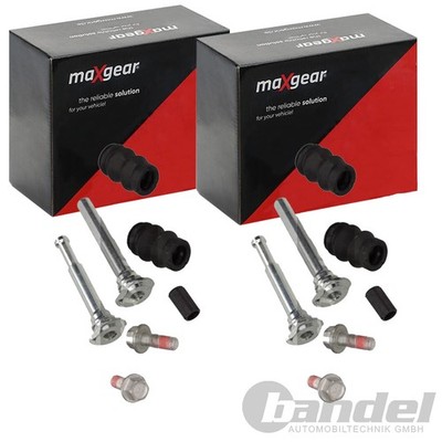 2x MAXGEAR FÜHRUNGSHÜLSEN-SATZ BREMSSATTEL HINTEN passend für ABARTH 500 500C GR