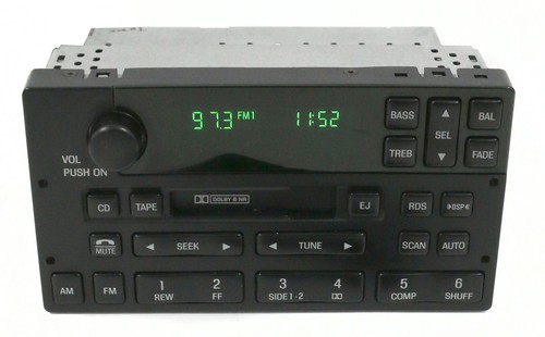 Lincoln 1998-2000 Town & Car AM FM Cassette Radio F8VF-18C870-BG ...