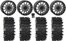 System 3 Sb-5 Bdlk 15x10 Wide Wheels Gm 33 Xt400w Tires Can-am Maverick X3