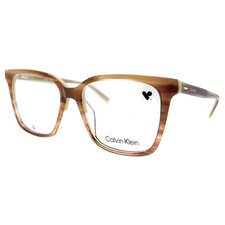 CALVIN KLEIN - CK22540 259 53/16/140 - HONEY HORN - NEW Authentic EYEGLASSES