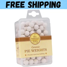 Mrs. Anderson's Baking Ceramic Pie Crust Weights, Natural Ceramic Stoneware