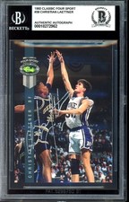1992 Classic Four Sport Autographs #38 Christian Laettner Beckett Authentic Auto