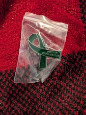 50 Pcs Memorial Ribbon Pins Funeral Metal Pins Forever In Our Hearts For Fune...