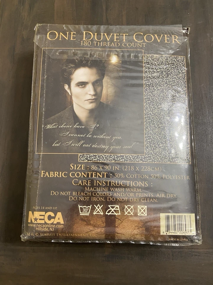 Funda nórdica Edward de la película Luna Nueva de la saga Crepúsculo 86 X 90 nueva Foto 2 de 2