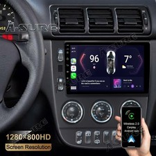 2+32 GB Android 14 Autoradio Navi GPS f&uuml;r Mercedes-Benz M-Klasse W163 ML 350 320