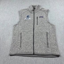Patagonia Better Sweater Vest Mens Medium Gray Full Zip Fleece Zip Pockets 25881