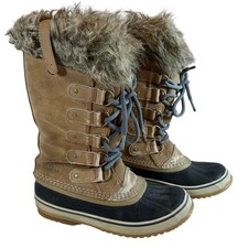 Sorel Joan Of Arctic Boots Women's Size 6.5 Winter Snow Faux Fur Tall