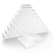 100 Pack Heavy Duty Melamine Sponge, Magic Cleaning Sponges Eraser for Kitche...