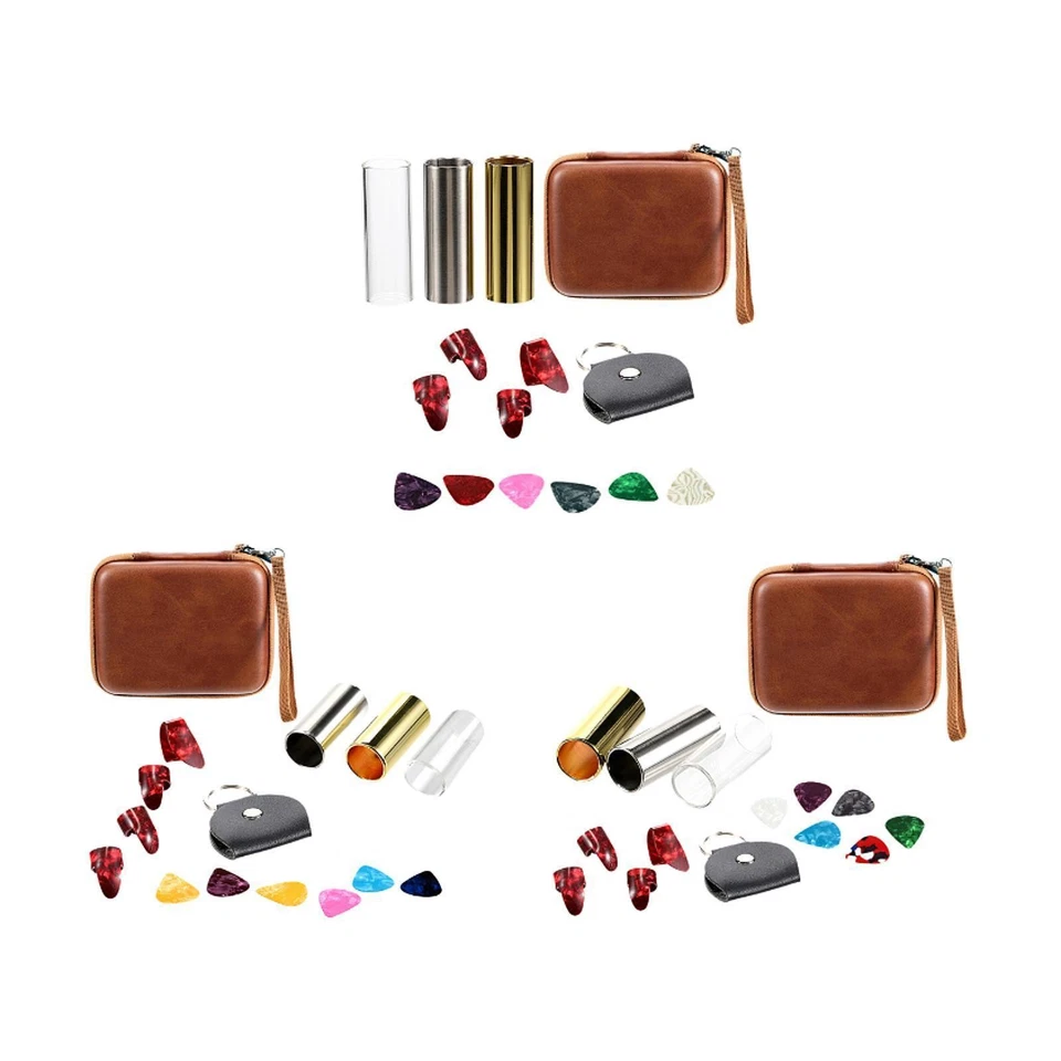 Diapositives en métal et en verre, médiators pour le pouce, accessoires pour - Photo 1/1