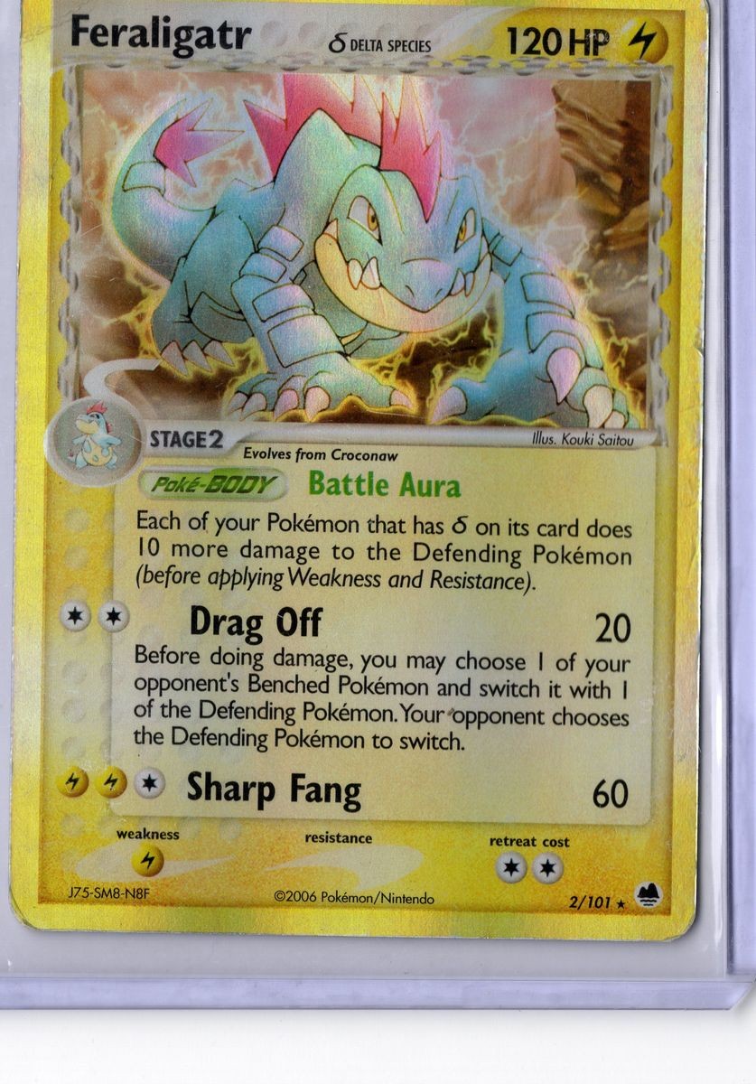 Feraligatr - 2/101 - Pokemon Dragon Frontiers - HP