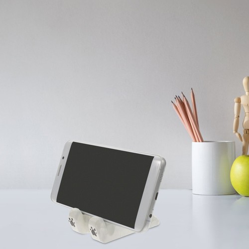 Handyhalter Weißer Bär Büro Mobiltelefonständer Telefonhalterung Aus Holz - 第 2/12 張圖片