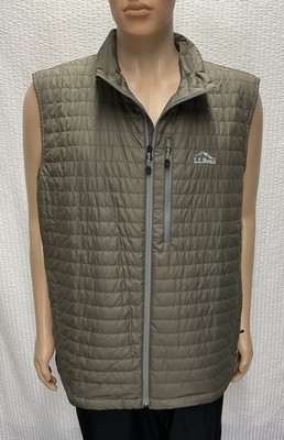 NWT LL BEAN APEX WATERFOWL PRIMALOFT Vest Puffer Full Zip Lined 505633 men XXL