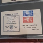 1948 FDC. CHANNEL ISLANDS LIBERATION JERSEY WAVY LINE POSTMARK.