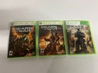 Gears of War 1 2 & 3 Trilogy (Xbox 360) 3 Game Bundle- Please Read description!
