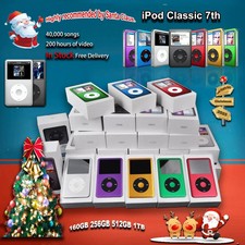   NEW Apple iPod Classic 7th Gen 2TB/1TB/512GB/256GB/160GB SSD Sealed Gifts  