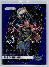 2024 Panini Prizm WNBA #28 Arike Ogunbowale Blue Velocity Prizms