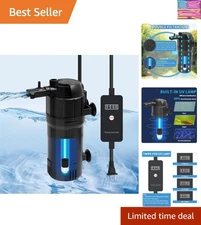 Advanced UV Aquarium Filter with Aerating & Rainfall Modes - Ultimate Fish Care