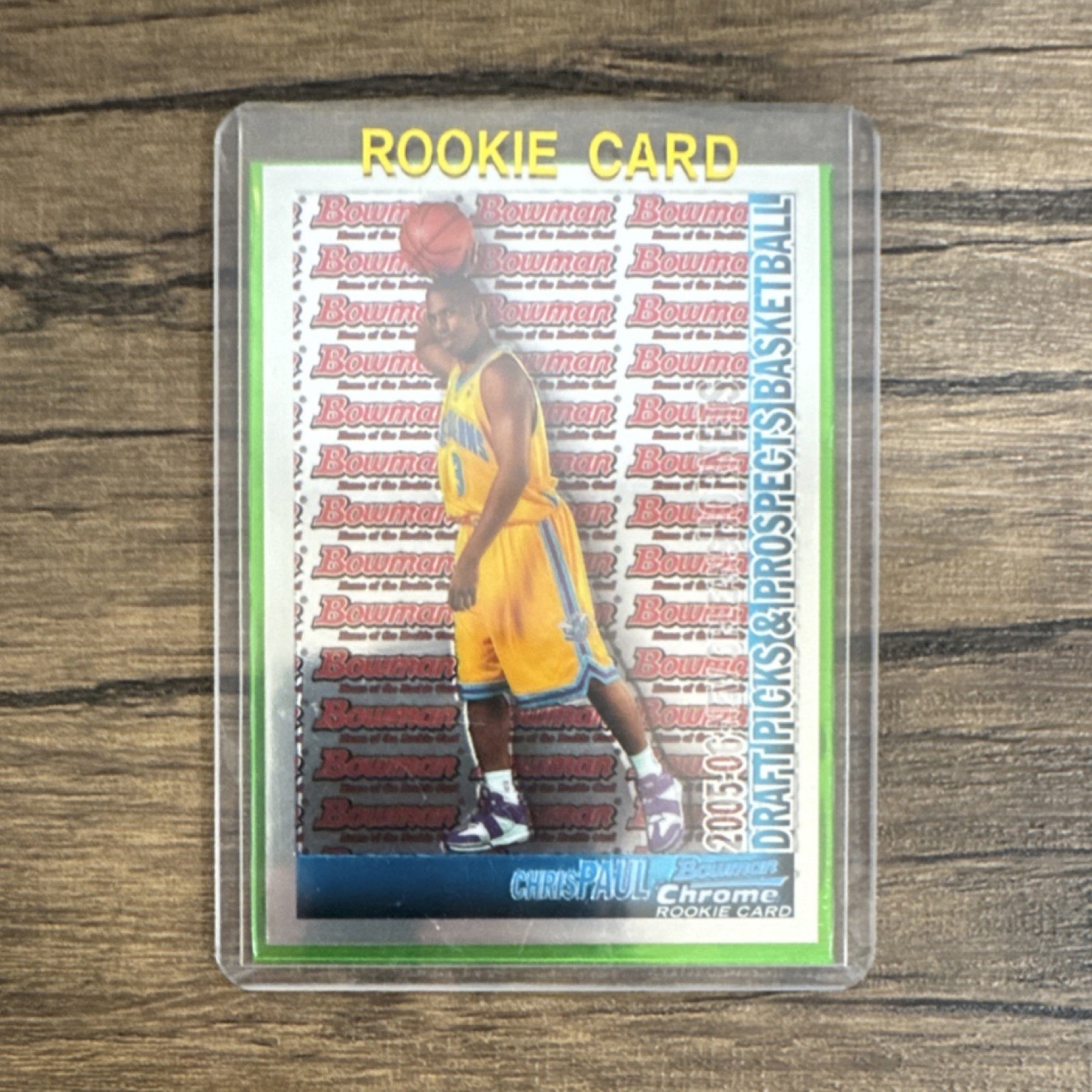 Chris Paul Topps 2005-06 Bowman Chrome Rookie #111 New Orleans Hornets NBA Card