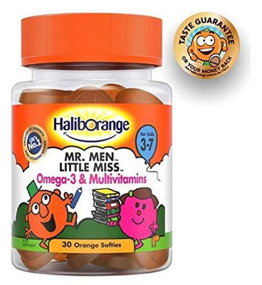 Haliborange für Kinder 3-7 Omega 3 & Multivitamine 30 Orange Softies - 4er Pack