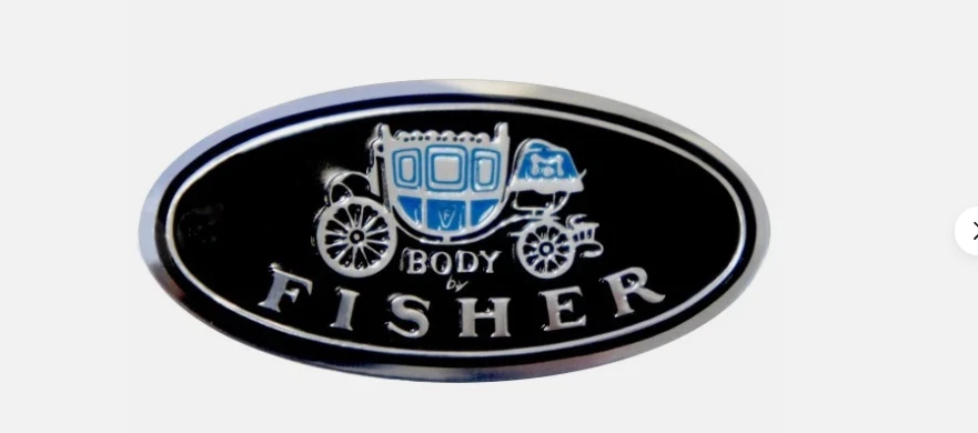 1968-1972 Chevrolet Chevelle Door Sill Scuff Plates Pair RH+LH Fisher Decals - Image 3 of 4