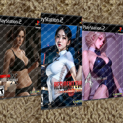 Resident Evil Series PS2 CUSTOM COVER ART ONLY
