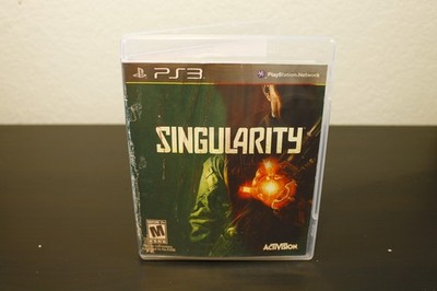 PS3 Singularity Game 2010 Sci-Fi FPS Time Loop CIB Mint Disc + Manual READ