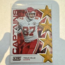 Travis Kelce 2019 Panini Score Captains Inser...