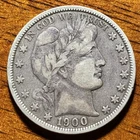 1900 Barber Silver Half Dollar