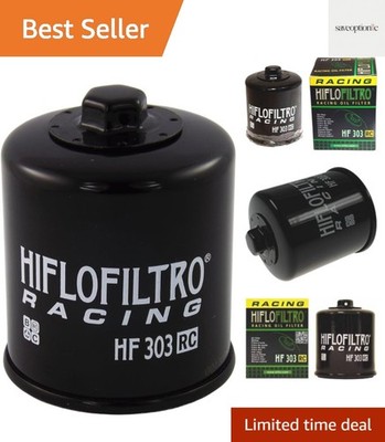 HF303RC Black RC High Performance  Oil Filter, Single