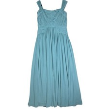 Vera Wang Dress Women's Size 10 Blue Maxi Gown Prom Bridesmaid