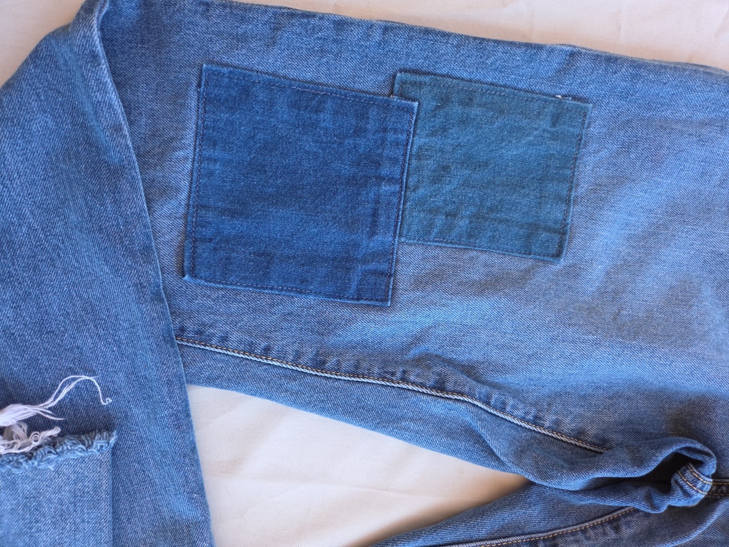 Womens  Universal Thread  Jeans Patch Work Bohemi… - image 8