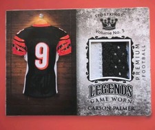 CARSON PALMER 2022 Sport Kings Vol 3 Legends Game Worn LPM47 BENGALS