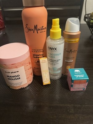 SheaMoisture, ONYX, Tree Hut, Fruit Pharm Hydrating Body & Lip Care Set, Mango