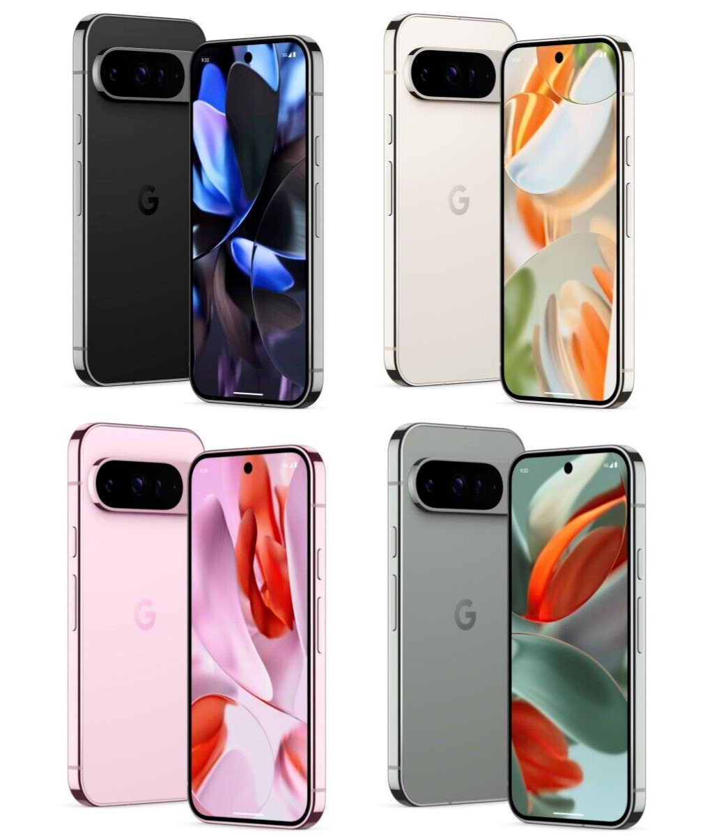 UNLOCKED - Google Pixel 9 Pro 5G GR83Y - 128GB All Colors 6.3