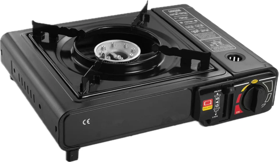 Gaskocher Campingkocher Gas Kocher Camping Herd Tischgrill Notfallkocher Koffer - Bild 4 von 4