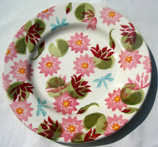 NEW EMMA BRIDGEWATER SIDE PLATE WATERLILY WATER LILY DRAGONFLY 8.5 INCH 22CM