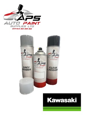 KAWASAKI GRIS GREY MATT BIKE PAINT MOTORBIKE SPRAY PAINT AEROSOL eBay