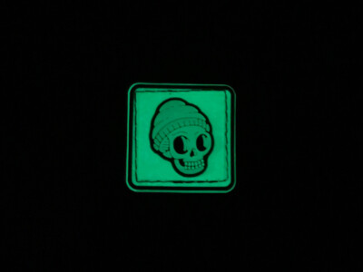 Data Crew GITD/Green OG Beanie Pouch Patch Rangers Eye RE EDC