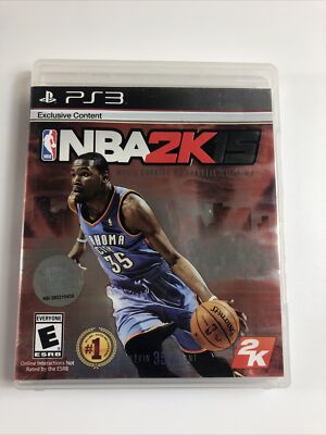 NBA 2K15 (Sony PlayStation 3, 2014) Complete with Manual Tested and Works