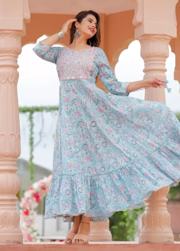 Gown kurta best sale