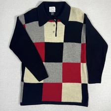 Vintage Gantos Sweater Womens Small Lambswool Angora Blend Oversized 90s Long